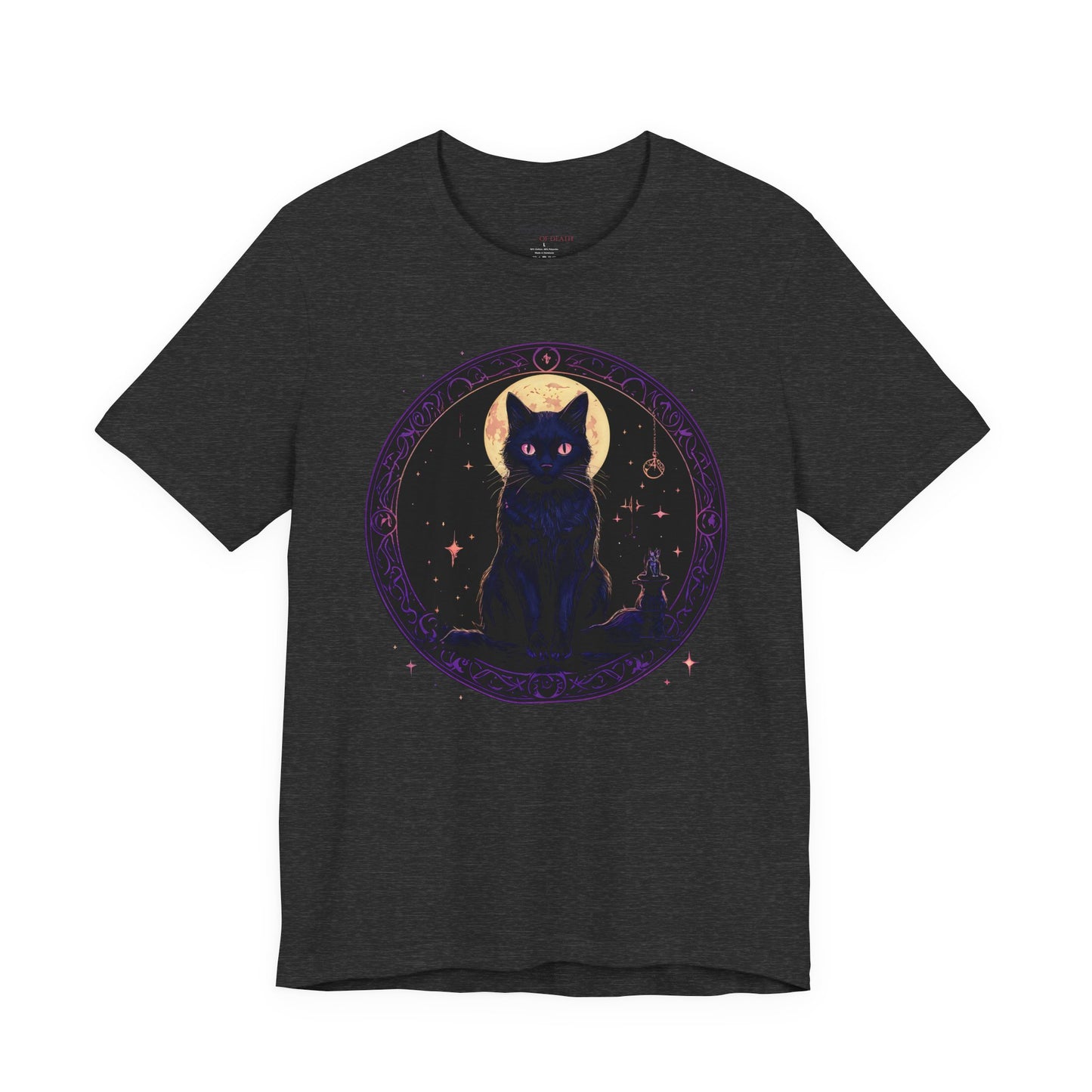 Celestial Witch Cat Moon T-Shirt