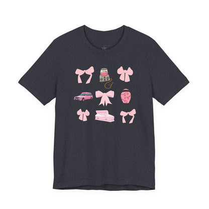 Coquette Casket Bow T-Shirt