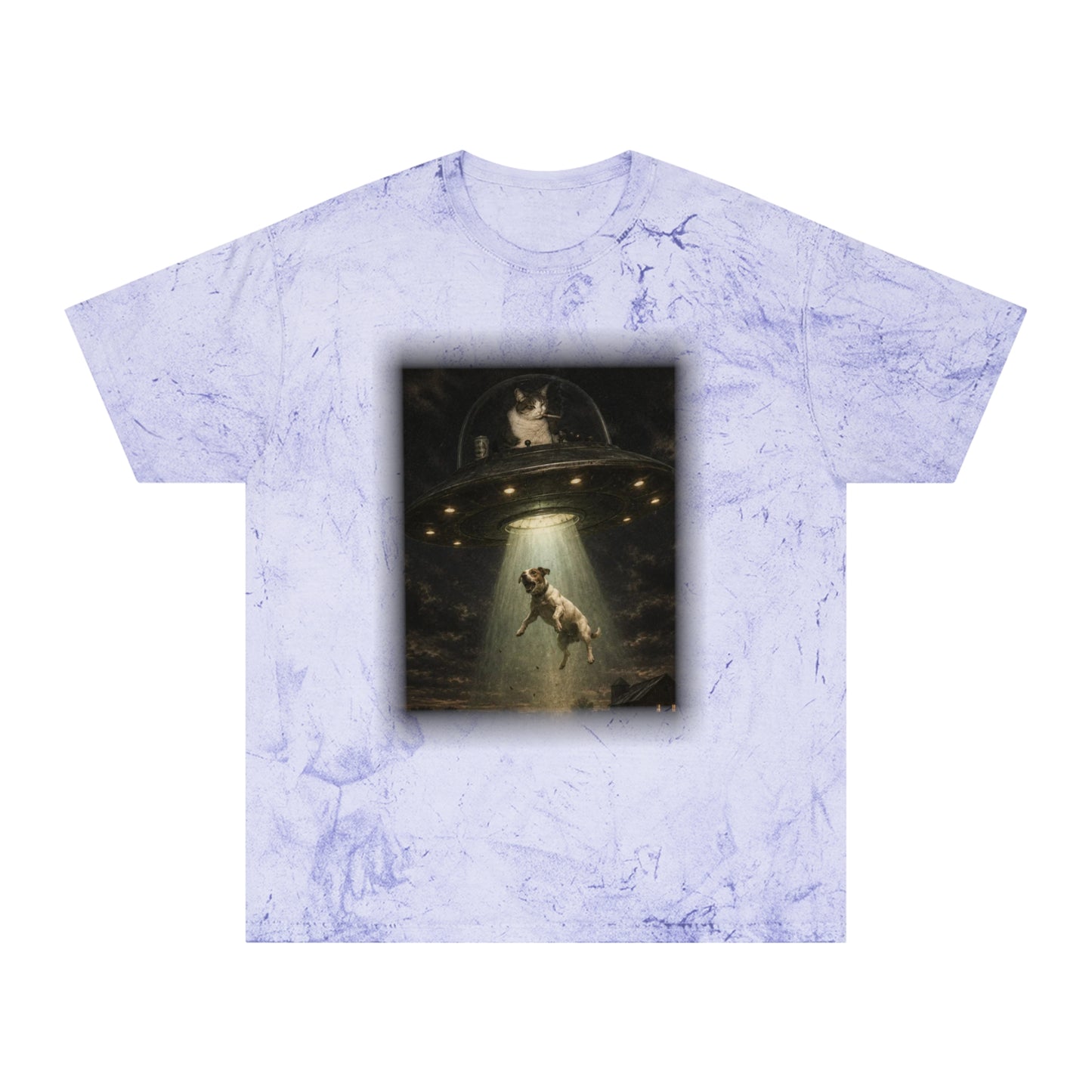 Cat UFO Abduction T-Shirt