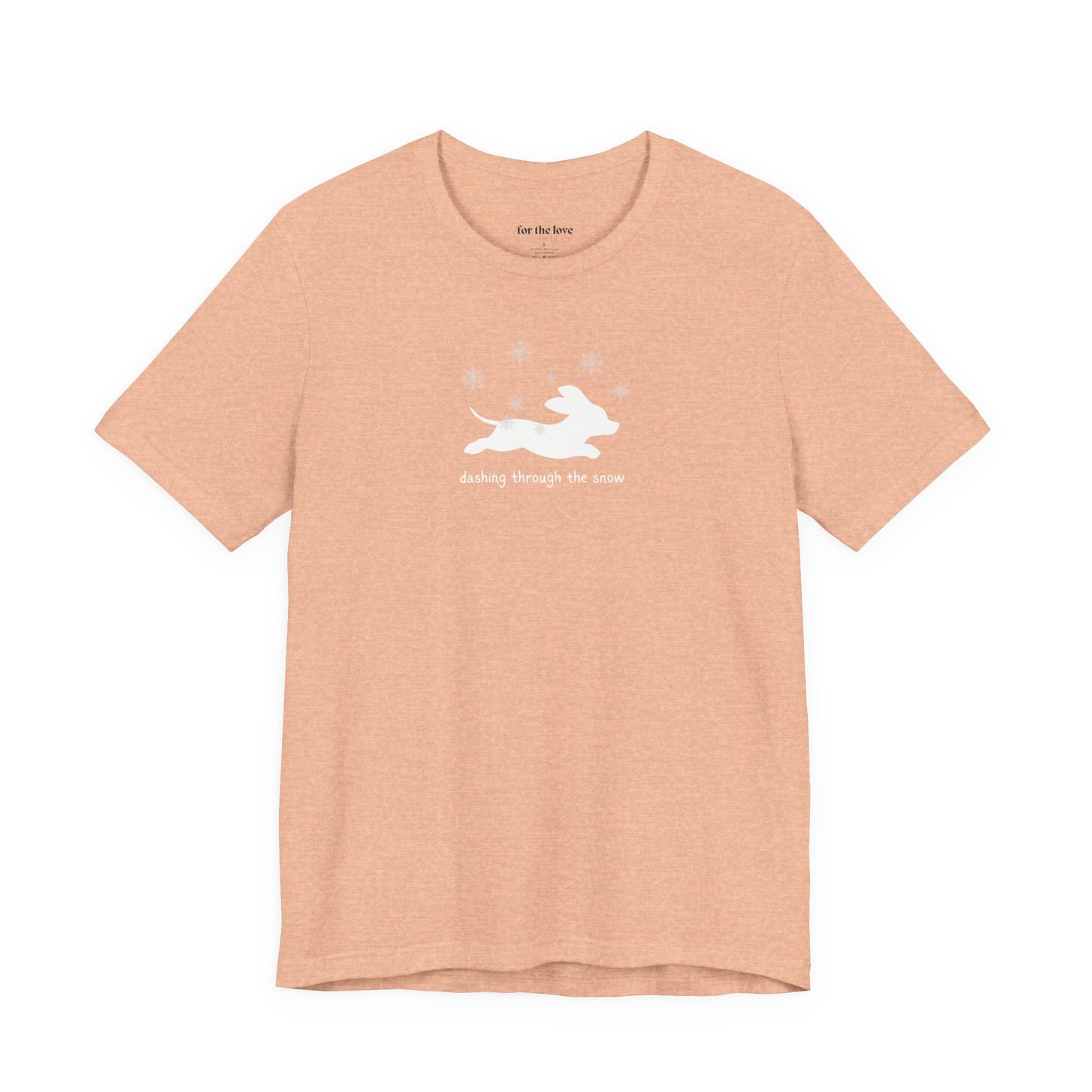 Dashing Through the Snow Wiener Dog T-Shirt