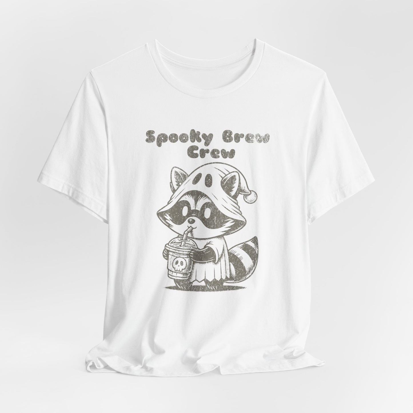 Spooky Brew Crew Raccoon Shirt