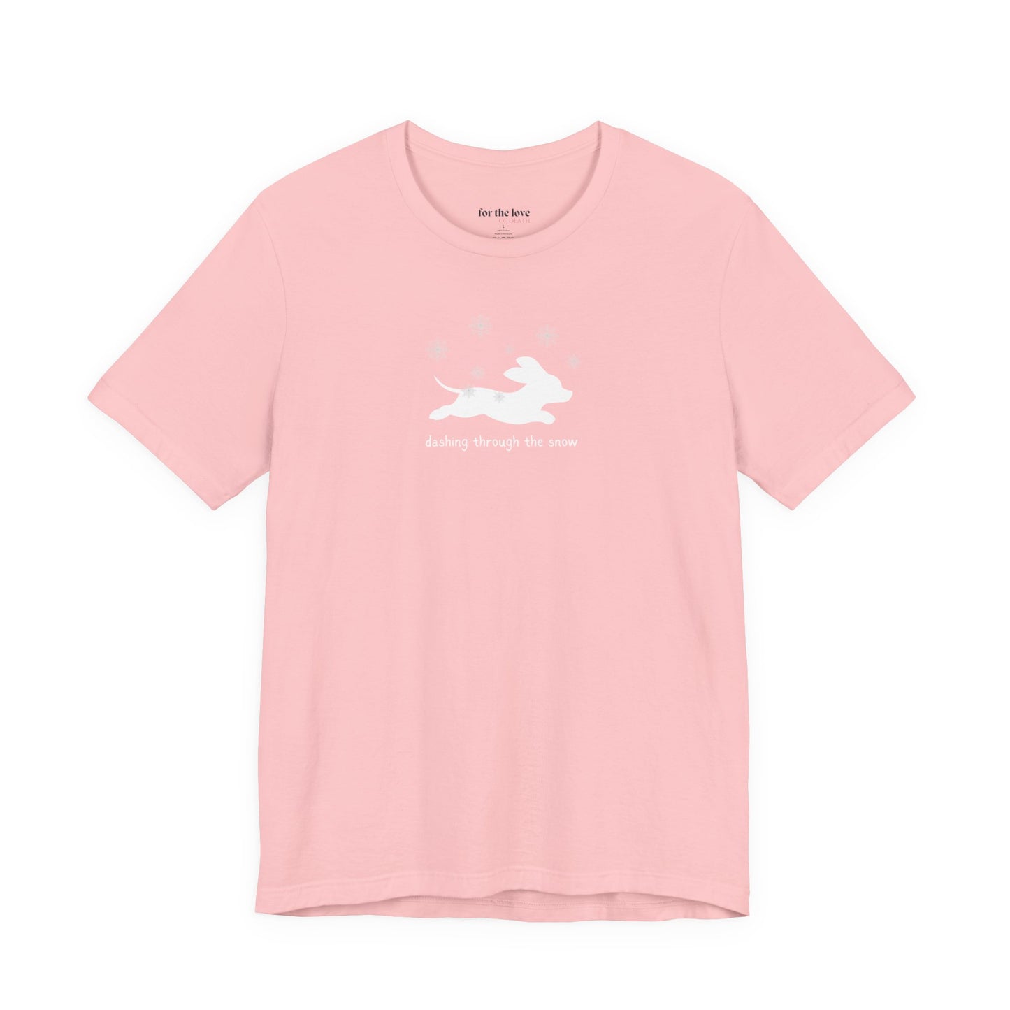 Dashing Through the Snow Wiener Dog T-Shirt