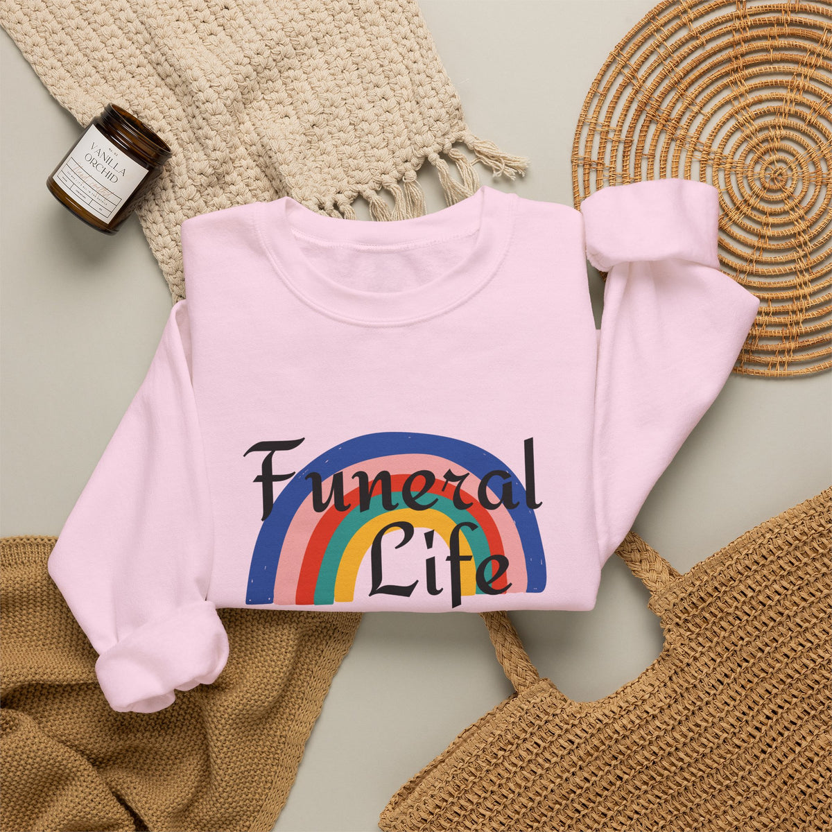 Funeral Life Rainbow Sweatshirt
