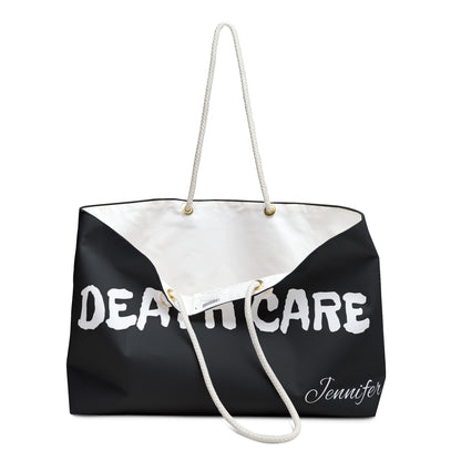 Death Care Black Weekender Bag
