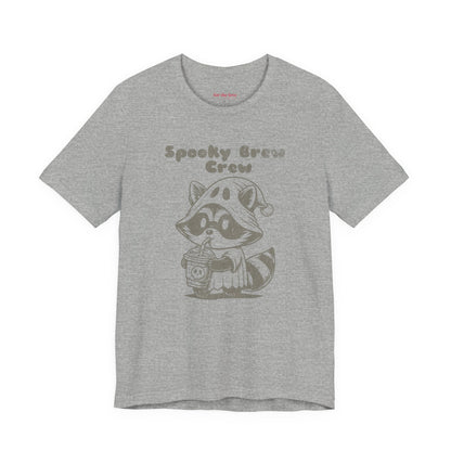 Spooky Brew Crew Raccoon Shirt