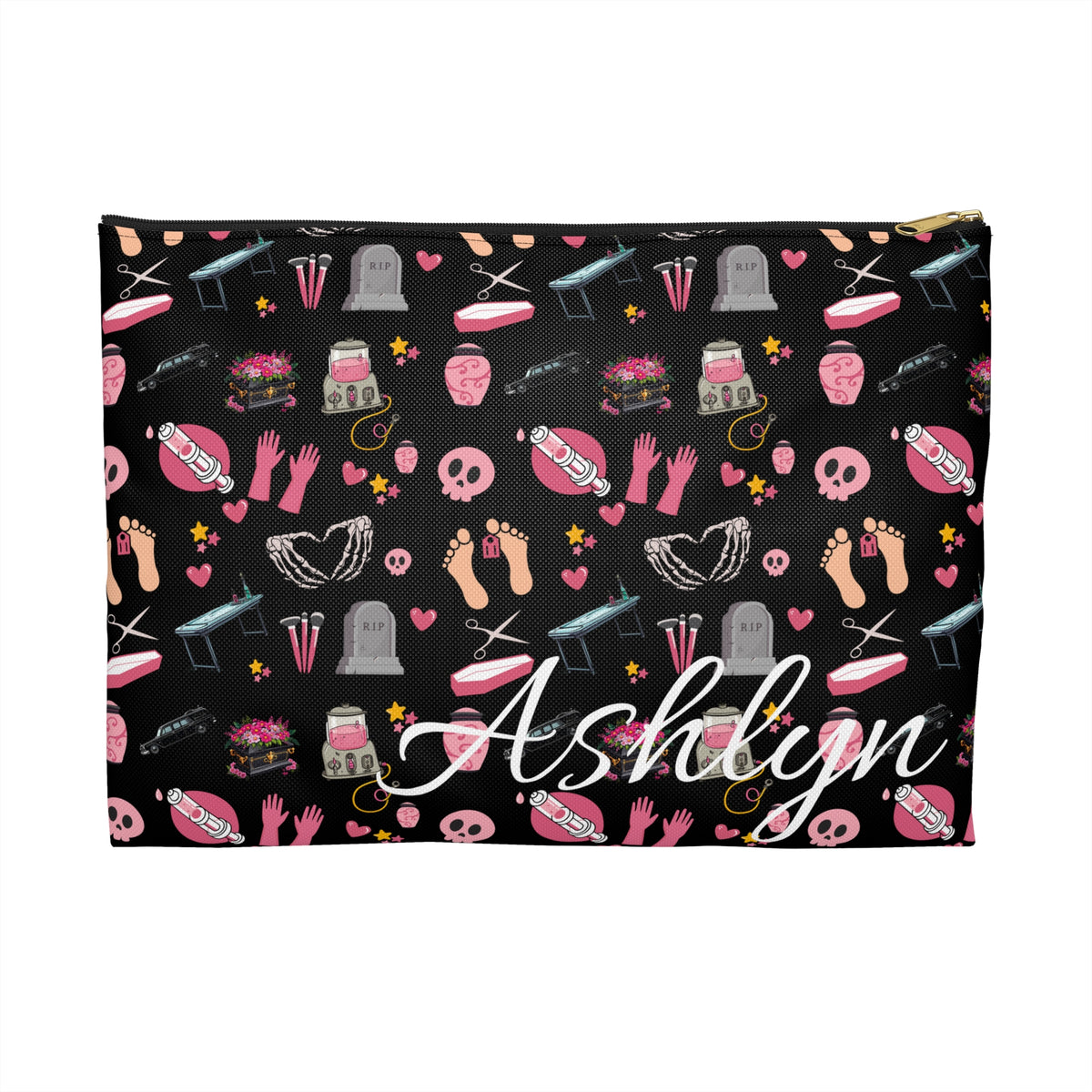 Personalized Mortician Makeup Bag