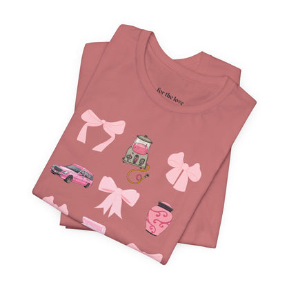 Coquette Casket Bow T-Shirt