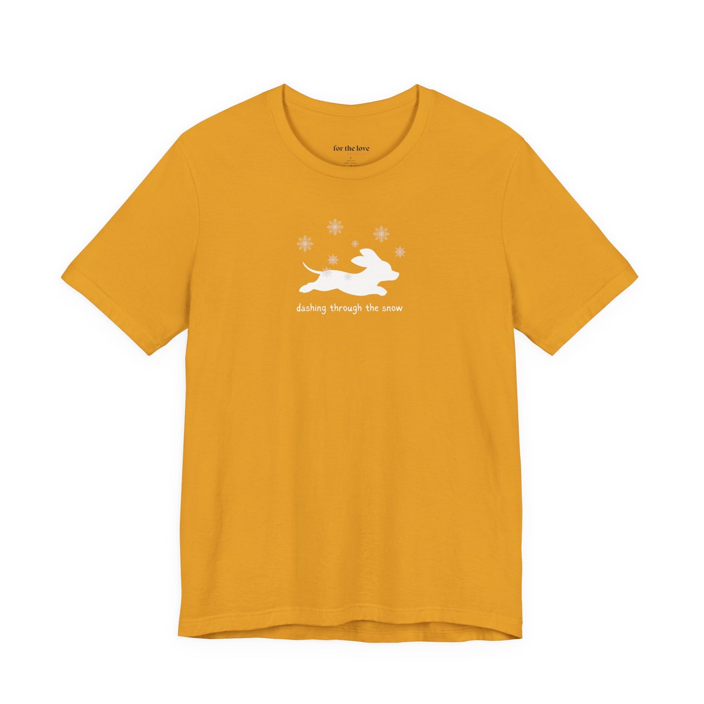 Dashing Through the Snow Wiener Dog T-Shirt