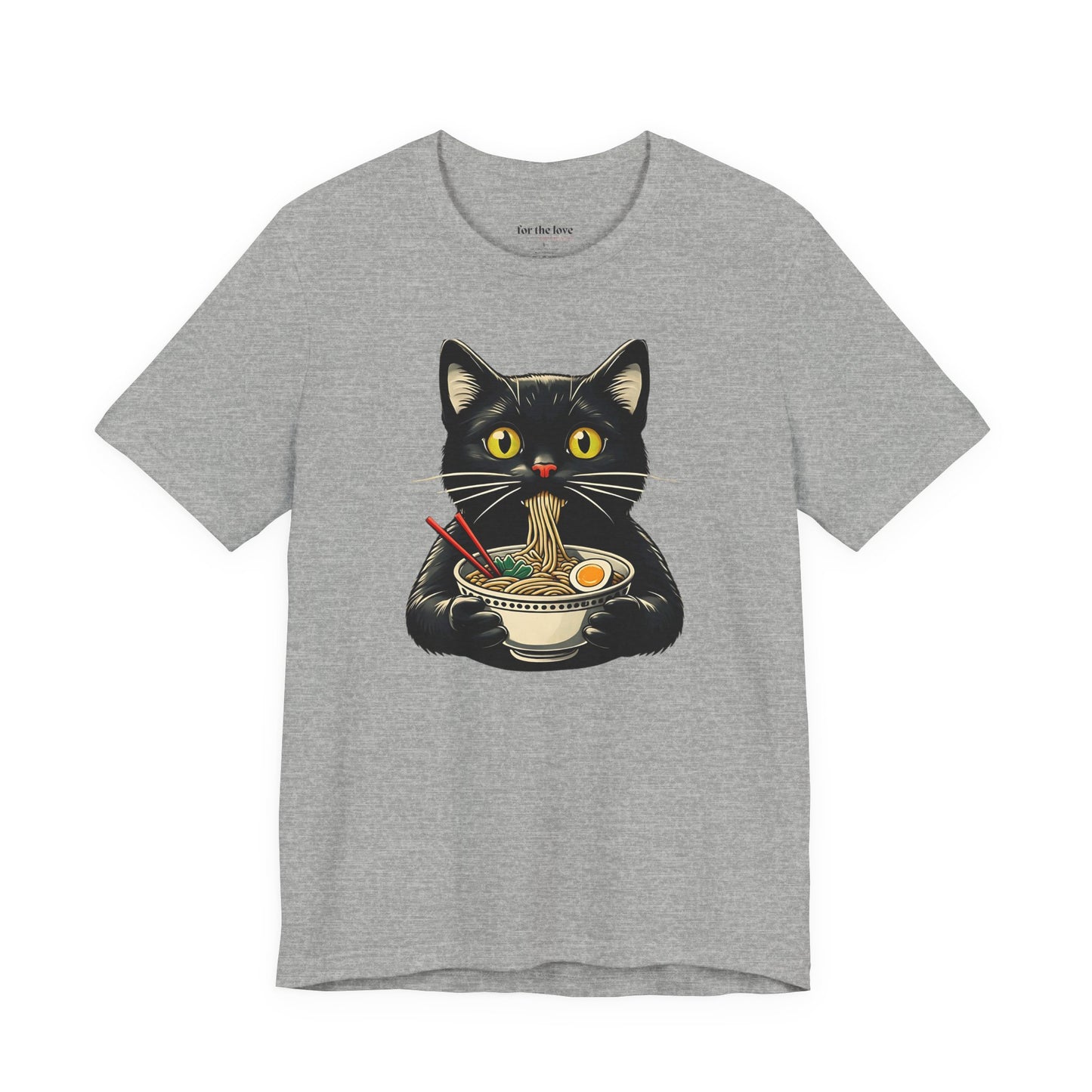 Cat Eating Ramen T-Shirt
