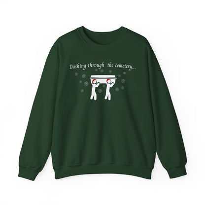 Dashing Through the Snow with Casket Sweatshirt