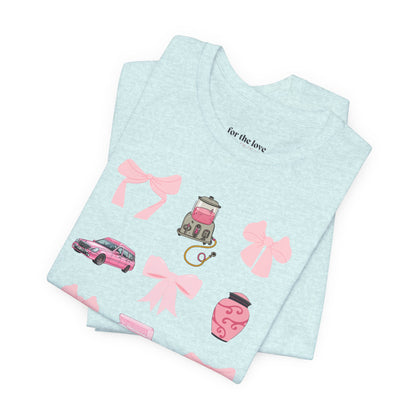Coquette Casket Bow T-Shirt