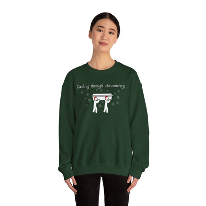 Dashing Through the Snow with Casket Sweatshirt
