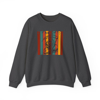 Death Care Retro Unisex Heavy Blend Crewneck Sweatshirt