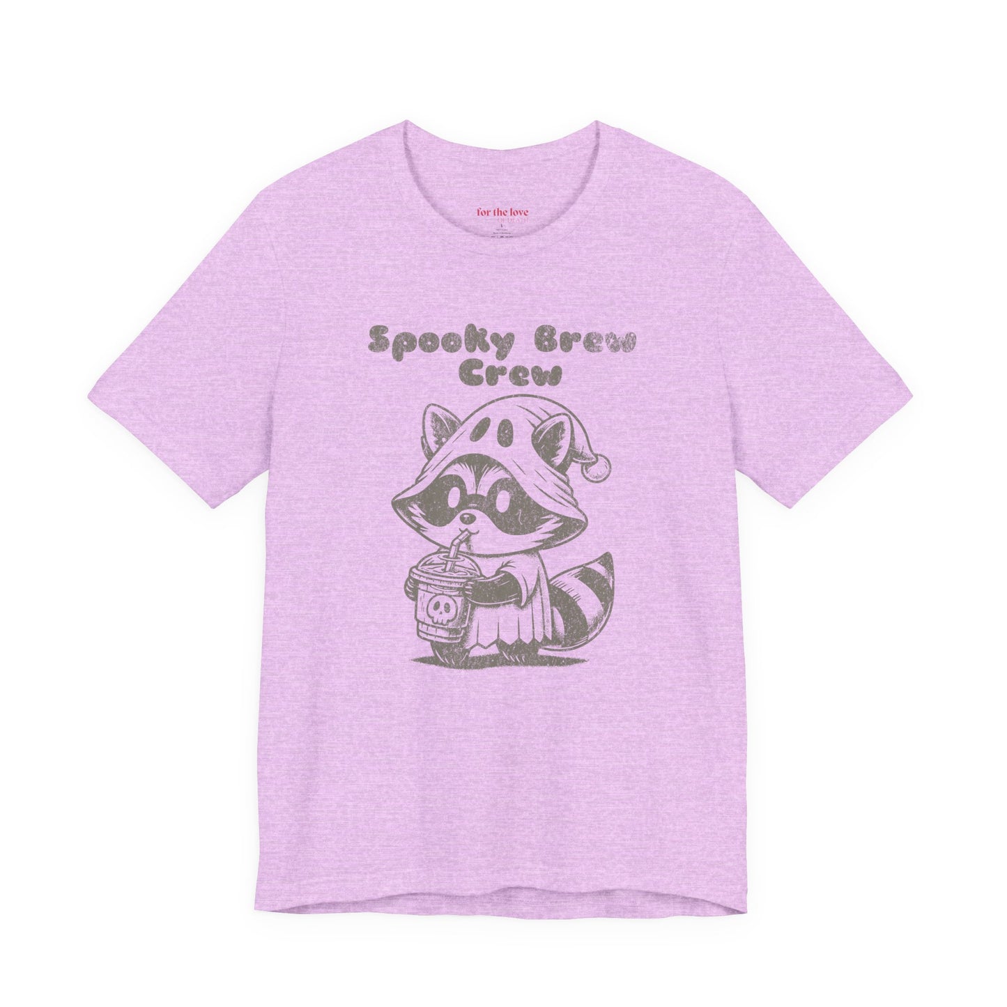 Spooky Brew Crew Raccoon Shirt