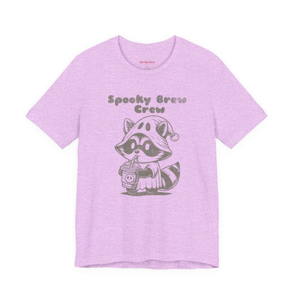 Spooky Brew Crew Raccoon Shirt