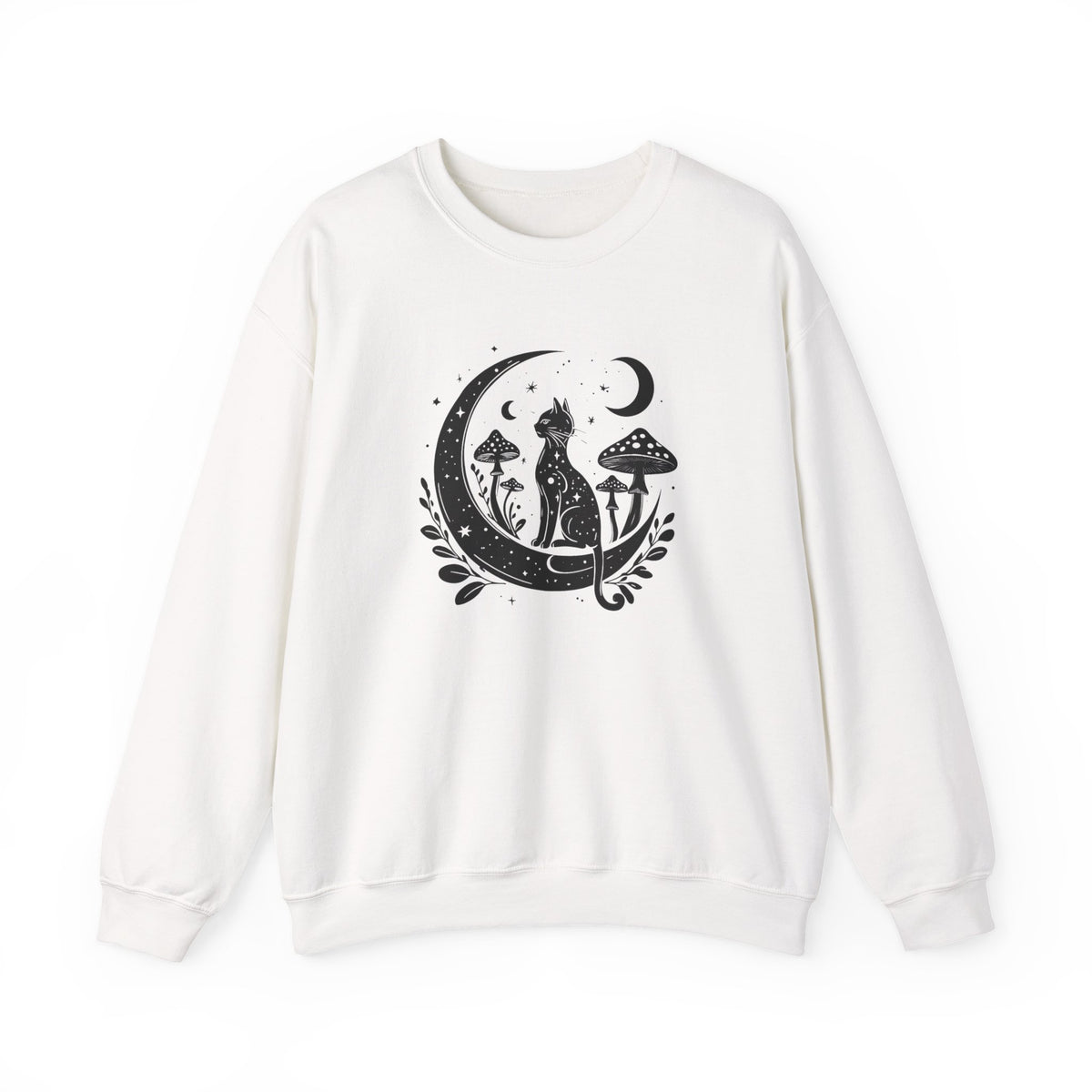Celestial Witchy Black Cat Sweatshirt