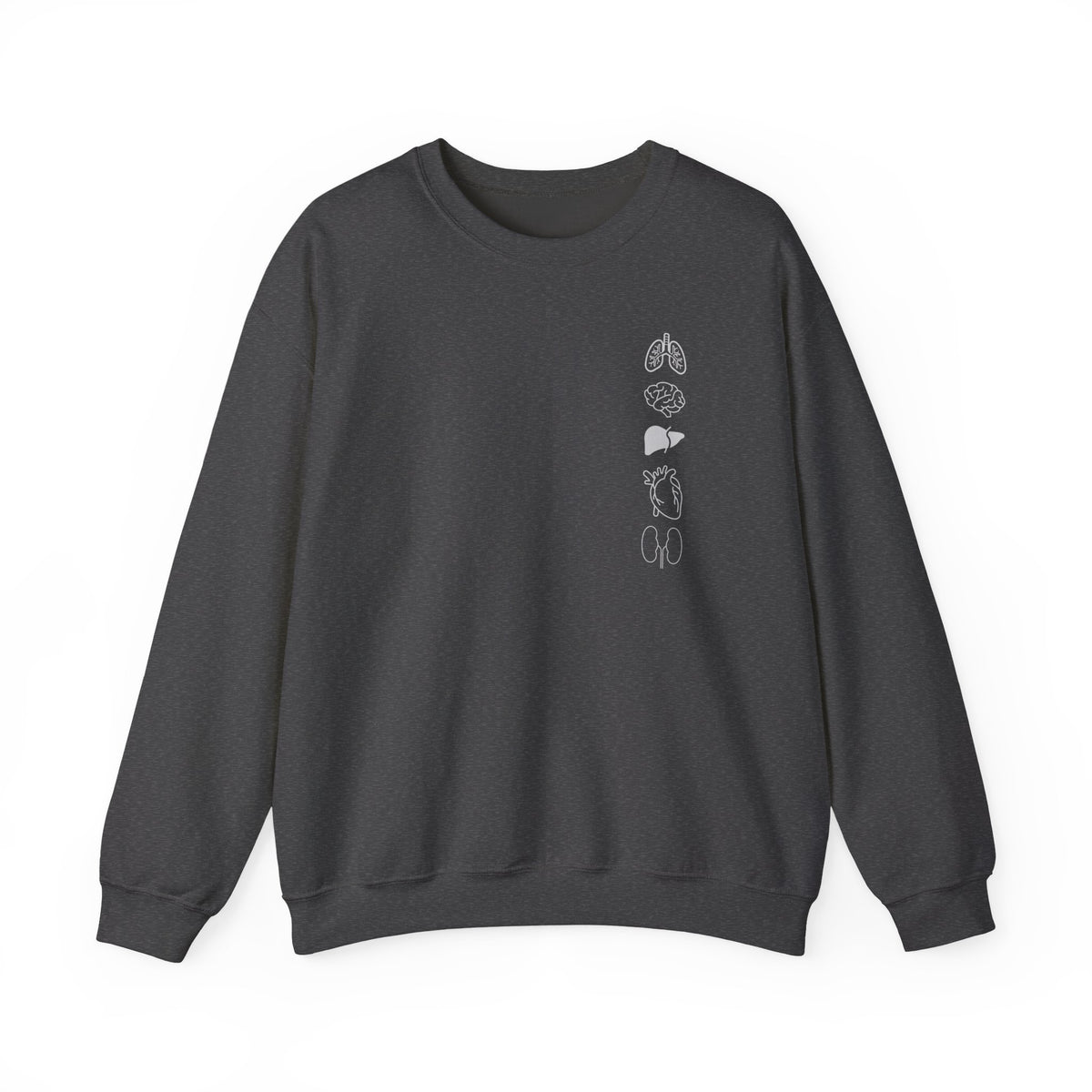 Heart and Lungs Minimalist Anatomy Sweatshirt