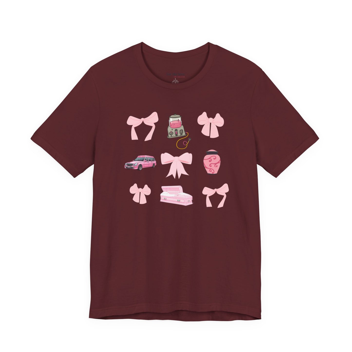 Coquette Casket Bow T-Shirt