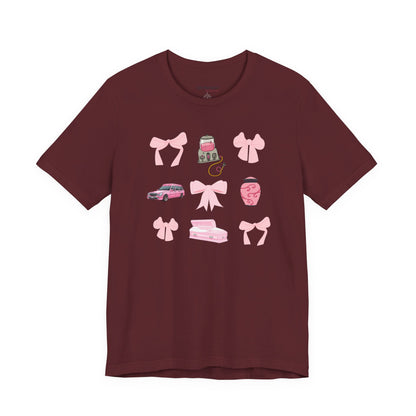 Coquette Casket Bow T-Shirt