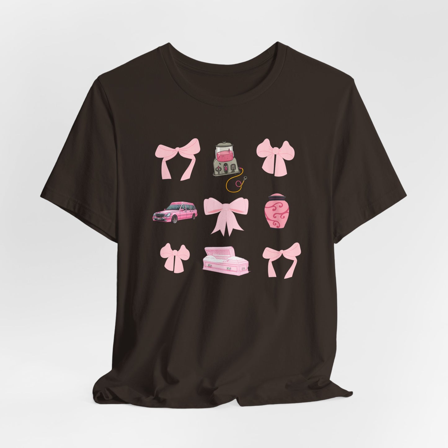 Coquette Casket Bow T-Shirt