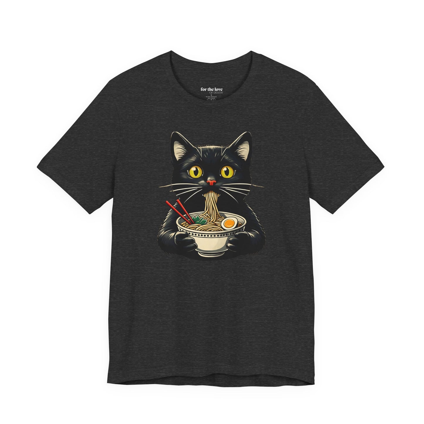 Cat Eating Ramen T-Shirt