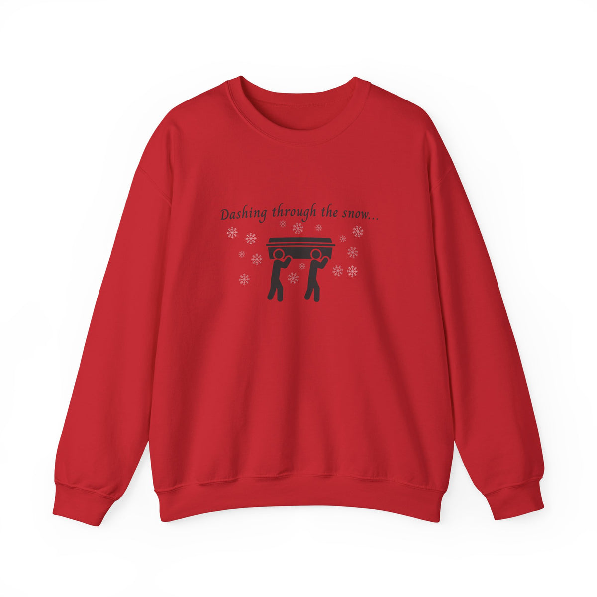 Dashing Through the Snow with Casket Sweatshirt