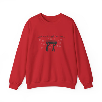 Dashing Through the Snow with Casket Sweatshirt