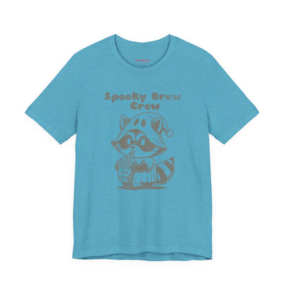 Spooky Brew Crew Raccoon Shirt