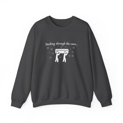 Dashing Through the Snow with Casket Sweatshirt