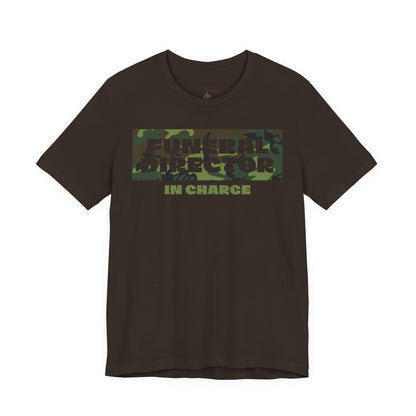 Funeral Director In Charge Camo T-Shirt
