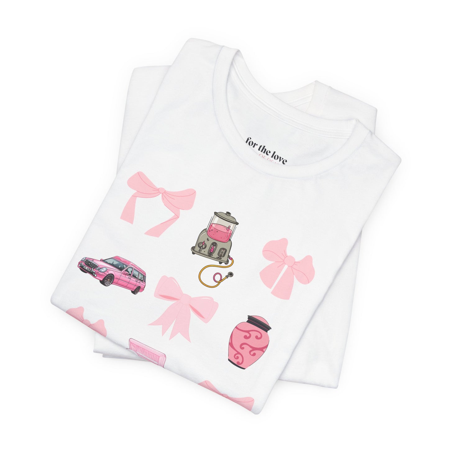 Coquette Casket Bow T-Shirt