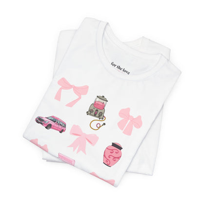 Coquette Casket Bow T-Shirt