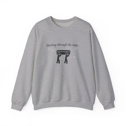 Dashing Through the Snow with Casket Sweatshirt