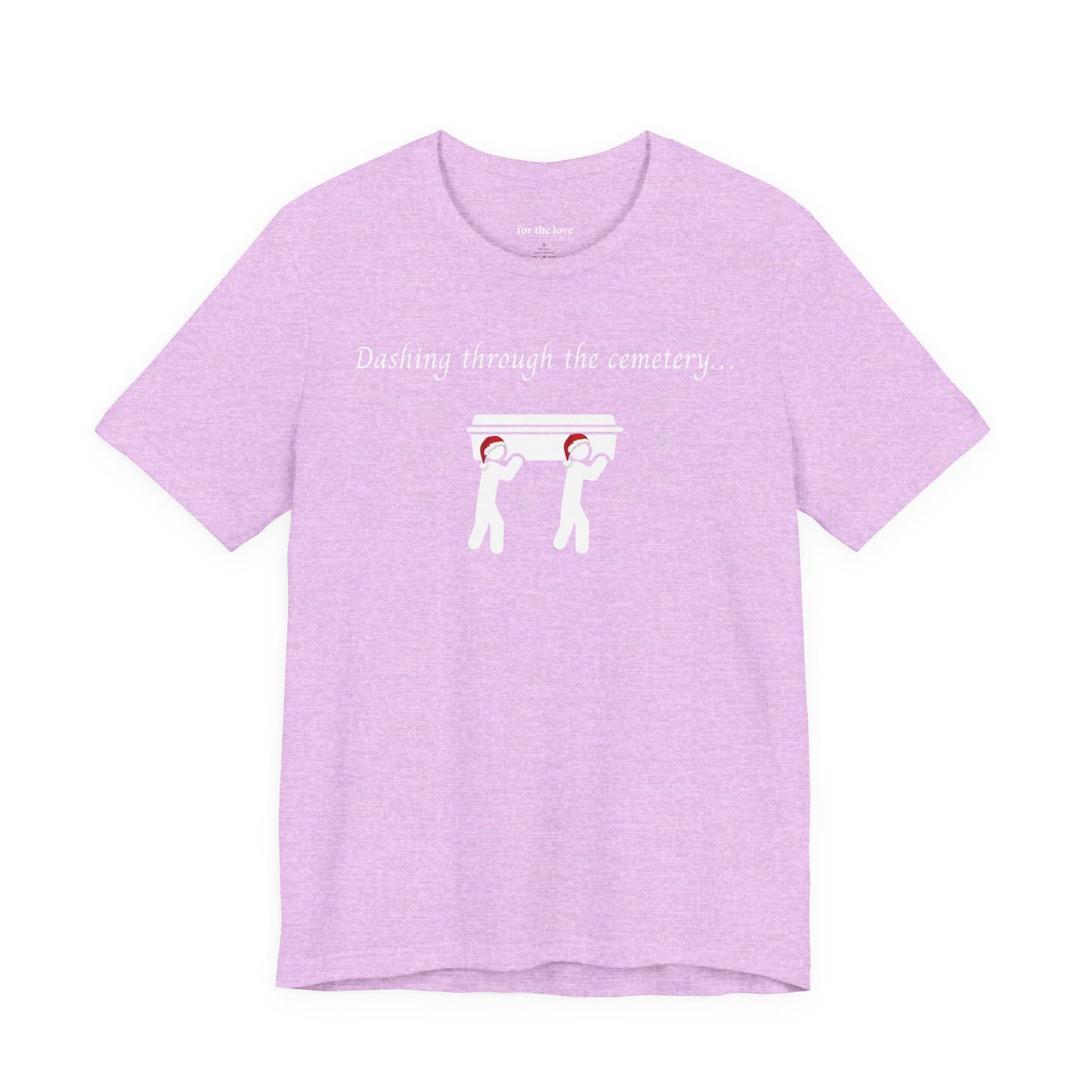 Dashing Through the Cemetery with Casket Tshirt