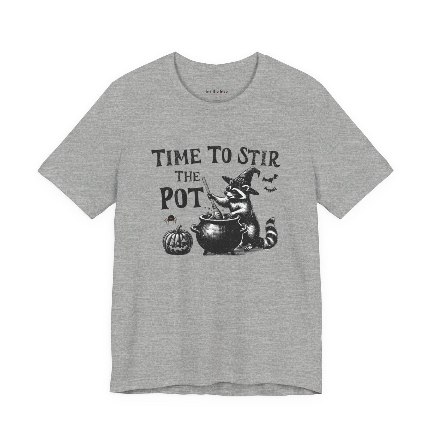 Time to Stir the Pot Raccoon Witch T-Shirt