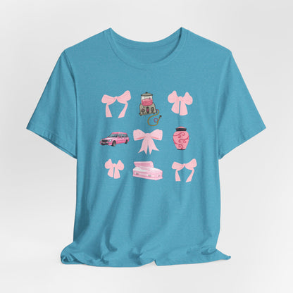 Coquette Casket Bow T-Shirt