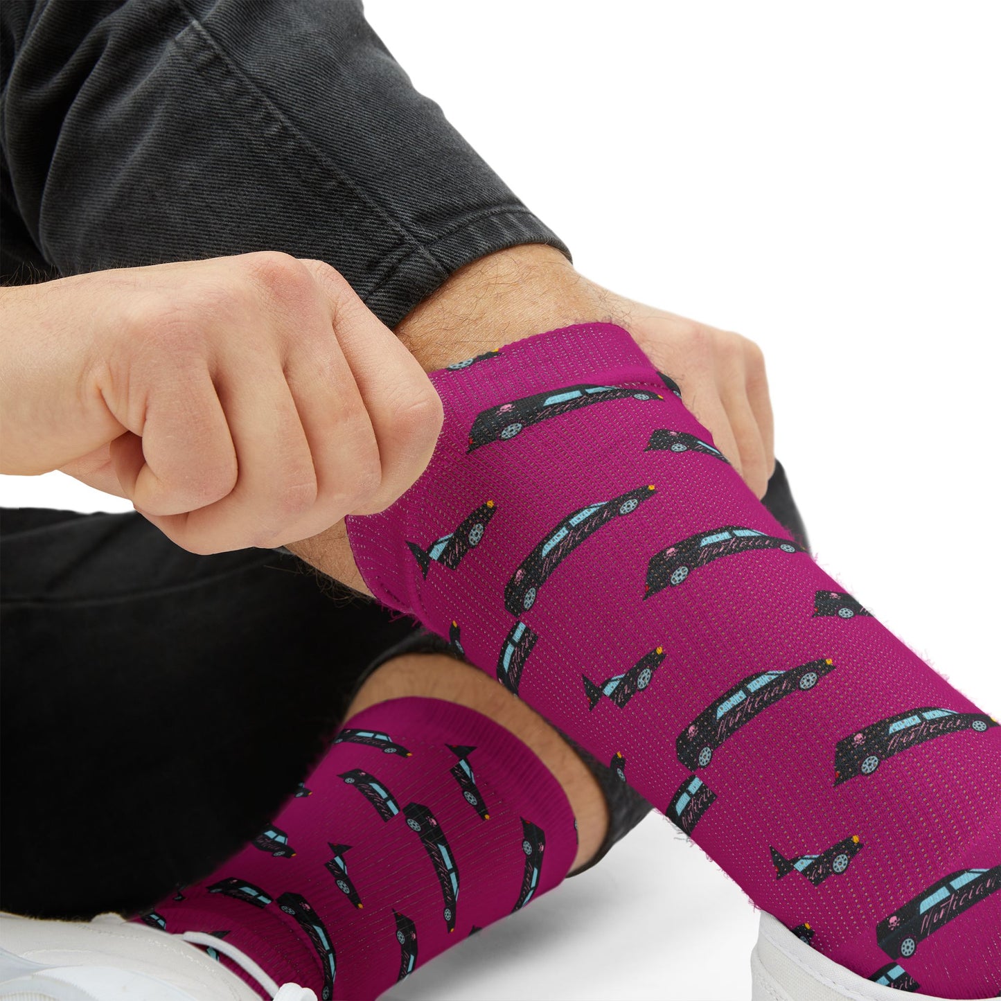 Pink Hearse Socks