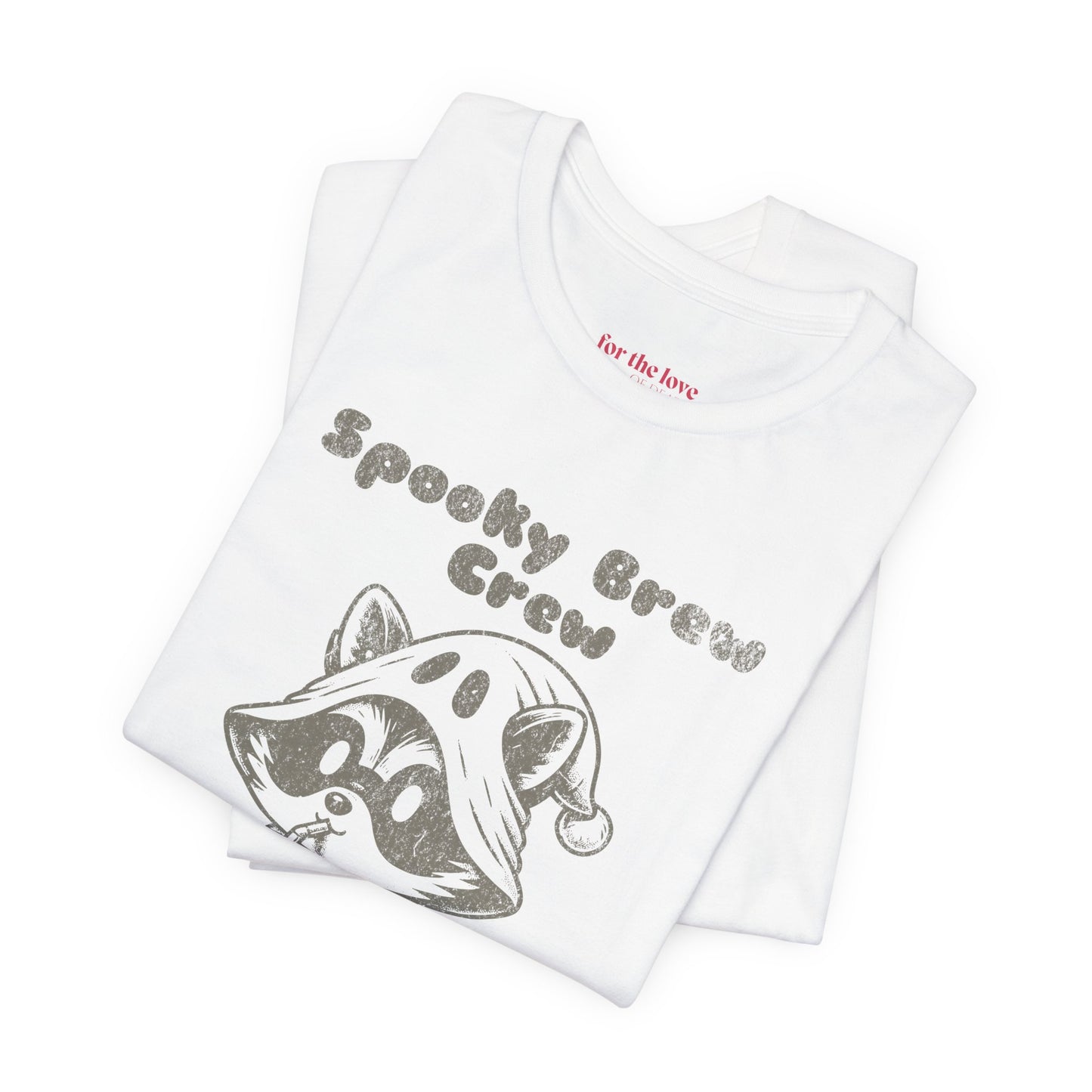Spooky Brew Crew Raccoon Shirt
