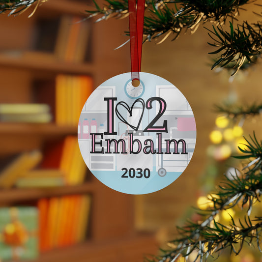 Personalized Embalmer Christmas Ornament
