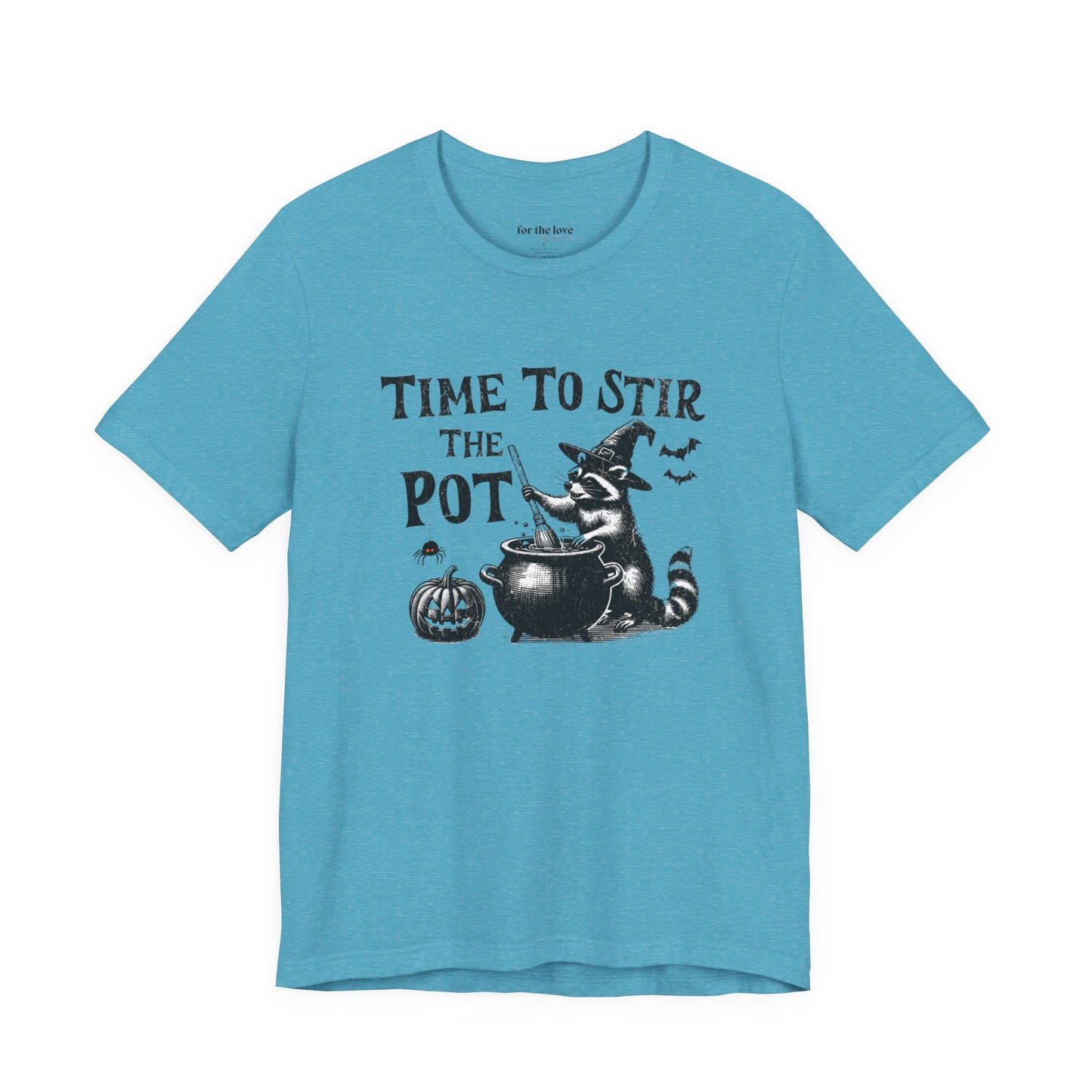 Time to Stir the Pot Raccoon Witch T-Shirt