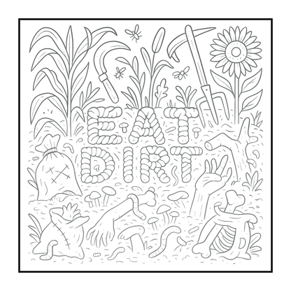 Morbid as F#%k Bold & Easy Gothic Coloring Book for Adults