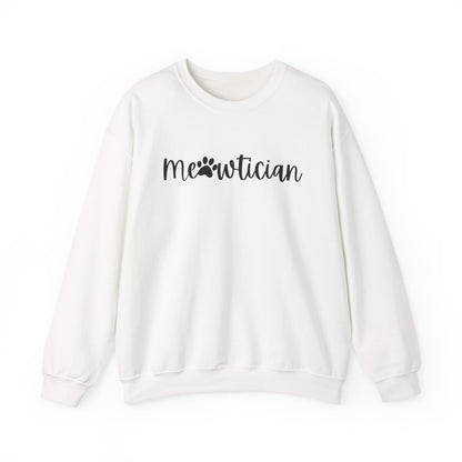 Meowtician Cat Mortician Sweatshirt