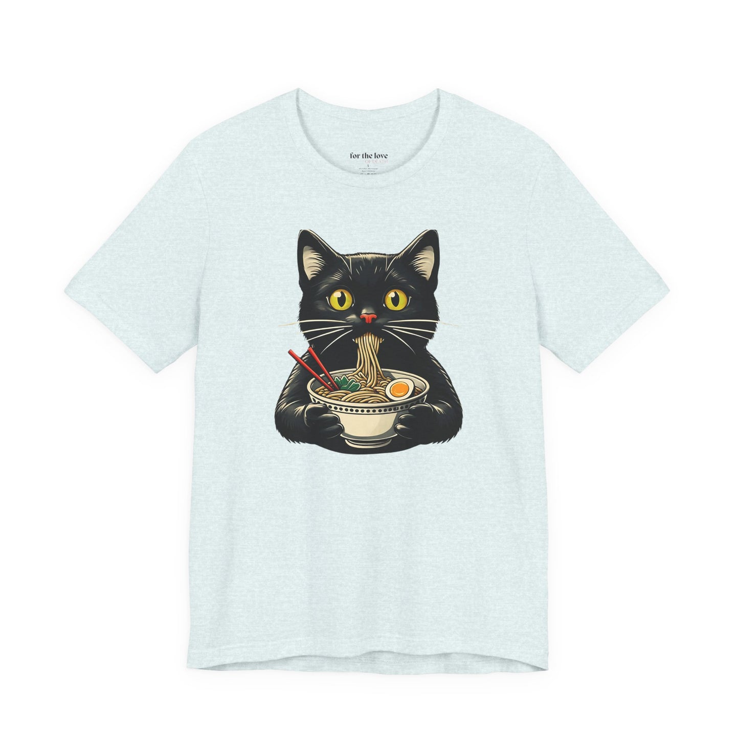 Cat Eating Ramen T-Shirt