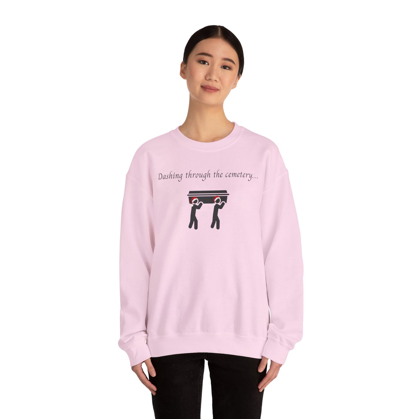 Dashing Through the Snow with Casket Sweatshirt