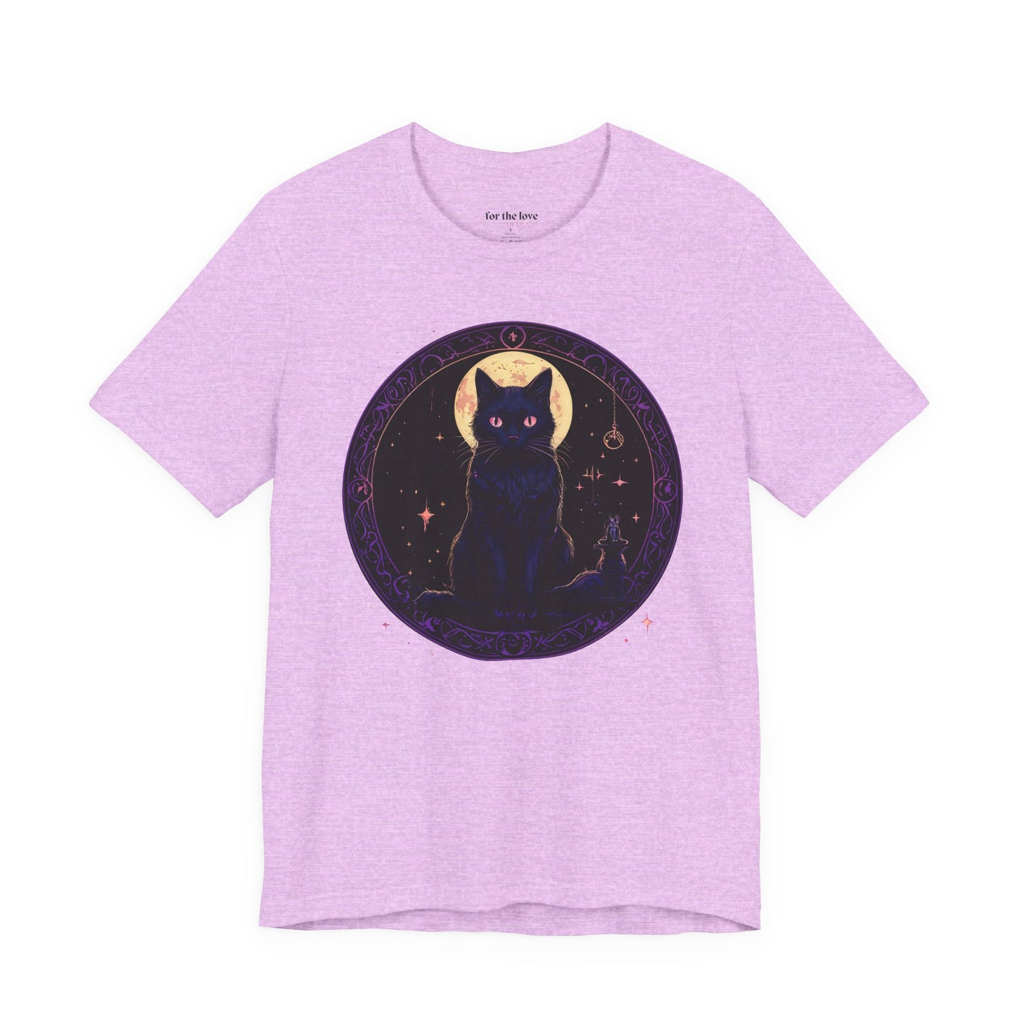 Celestial Witch Cat Moon T-Shirt