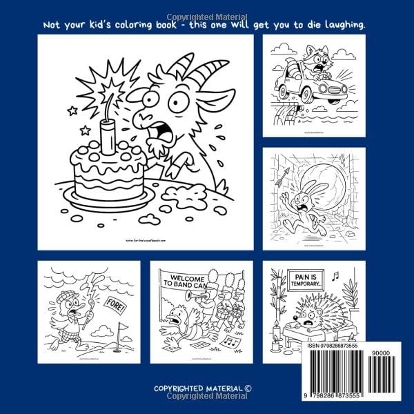 40 Ways to Die: A Morbidly Hilarious Coloring Book Volume 1