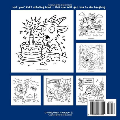 40 Ways to Die: A Morbidly Hilarious Coloring Book Volume 1
