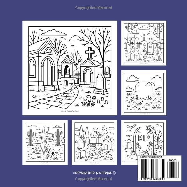 Grave Doodles Coloring Book