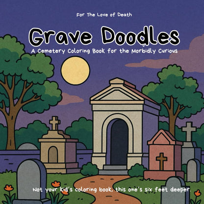 Grave Doodles Coloring Book
