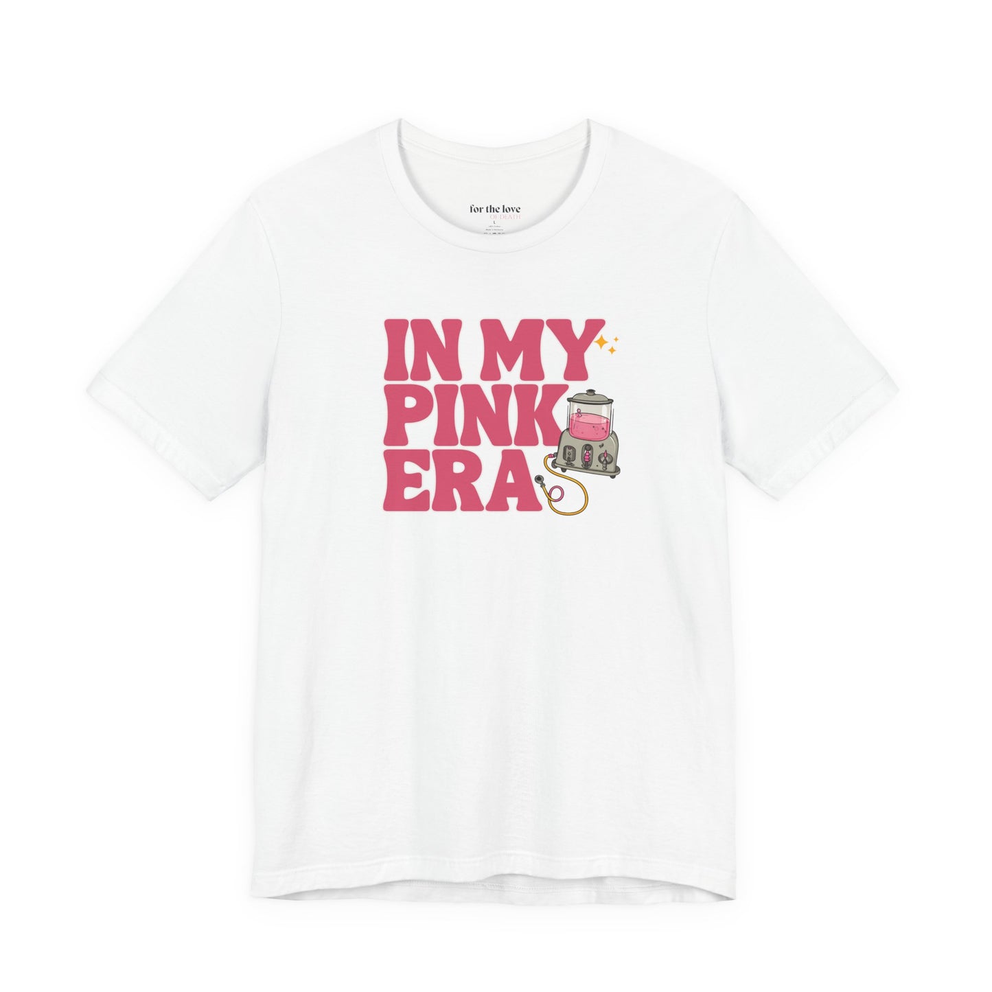 In my Pink Era Embalming T-shirt